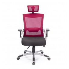 Кресло АКЛАС Прима PL HR ANF Красный (Черный/Красный)